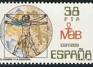 Sello 2748.El hombre y la biosfera