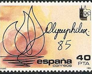 Sello 2781.Exp. Intern. de Filatelia Olímpica Olymphilex 85