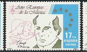 Sello 2803-05.Año Europeo de la Música