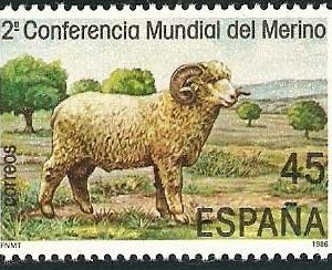 Sello 2839.II Conferencia Mundial del Merino