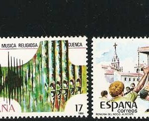 Sello 2840-43.Grandes fiestas populares españolas