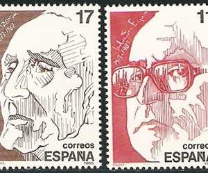 Sello 2853-56.Personajes