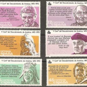 Sello 2860-65.V Centenario del Descubrimiento de América