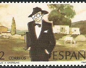 Sello 2873.Cent. del nacimiento de Alfonso Rodríguez Castelao