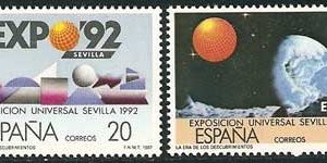 2875-76A. Sello Exposición Universal de Sevilla EXPO’82