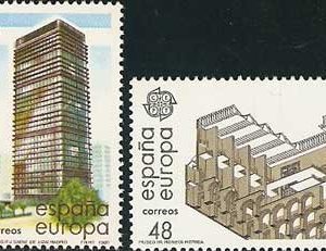 2904-05. Sello Arquitectura.Europa.Artes Modernas