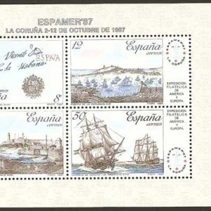 2916. Sello Exposición Filatélica de España y América