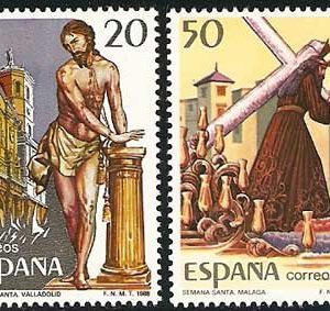2933-34. Sello Grandes fiestas populares. Semana Santa