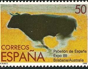 2953. Sello Exposición Mundial 1988.Brisbane (Australia)