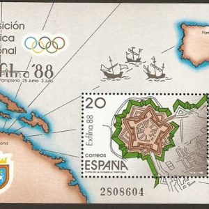 2956. Sello Exposición Filatélica Nacional EXFILNA’88