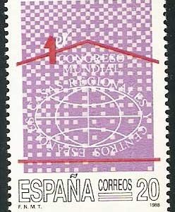 2959. Sello Congreso de Casas Regionales y Centros Españoles