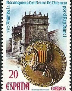 2967. Sello Reconquista del Reino de Valencia por Jaime I