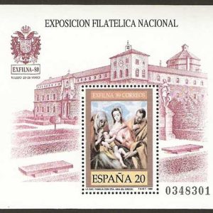 3012. Sello Exposición Filatélica Nacional EXFILNA’89