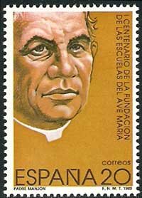 3028. Sello I Centenario de las Escuelas del Ave María