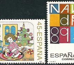 3036-37. Sello Navidad