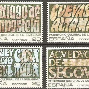 3038-41. Sello Patrimonio de la Humanidad