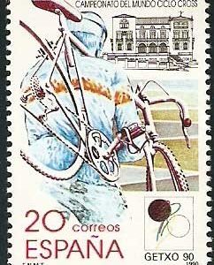 3048. Sello Campeonato de ciclo-cross,Getxo’90