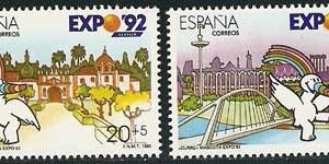 3050-53. Sello Exposición Universal de Sevilla, EXPO’92