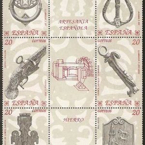 3061-66. Sello Artesanía Española. Hierro
