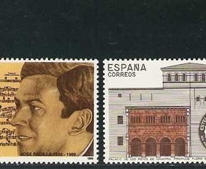 3069-72. Sello Centenarios. José Padilla, Fuero de Estella …