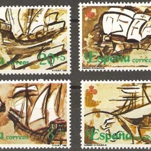 3079-82. Sello V Centenario del Descubrimiento de América