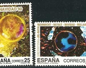 3084-85. Sello Navidad