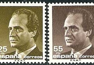3096-97. Sello S.M. Don Juan Carlos I