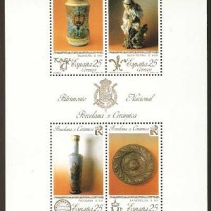 3115.Patrimonio Artístico Nacional.Porcelana y cerámica