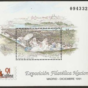3145.Exposición Filatélica Nacional.Exfilna’91