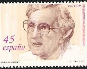 3241.Mujeres famosas españolas.María Zambrano