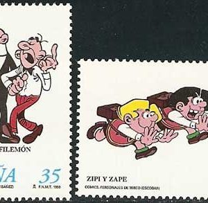 3531-32.Cómics.Personajes de tebeo