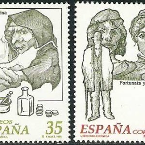 3538-39.Literatura española.Personajes de ficción