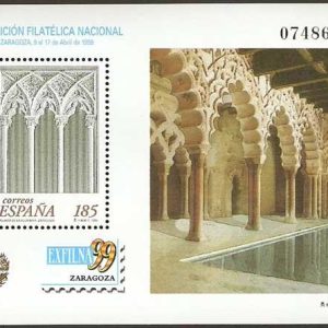 3625.Exposición Filatélica Nacional EXFILNA’99