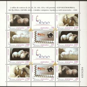 3679-84A.Exposición Mundial de Filatelia ESPAÑA 2000