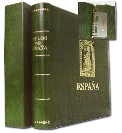 Album sellos de España. Tapas Exclusive Piel (Sobre encargo)