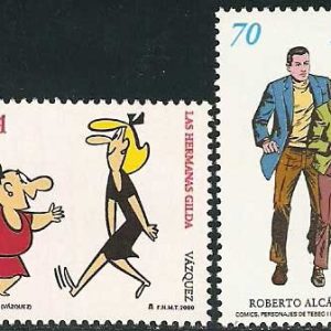 3712-13.Cómics.Personajes de Tebeo