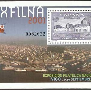 3816.Exposición Filatélica Nacional EXFILNA 2001