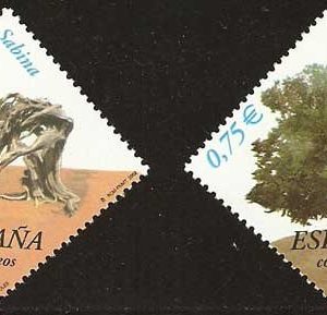 3867-68. Sello Árboles