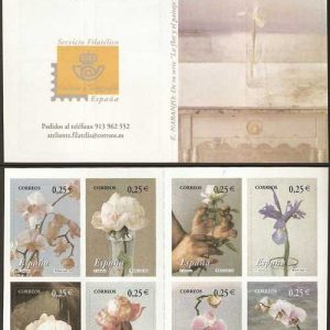 3869-76. Sello La flor y el paisaje