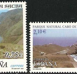 3884-85. Sello Naturaleza. Cañones del Sil y Cabo de Gata