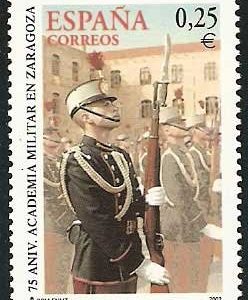 3886. Sello  Academia Militar General de Zaragoza
