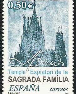 3924. Sello Templo Expiatorio de la Sagrada Familia