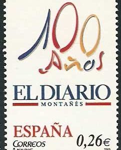 3998.Diarios centenarios.»El Diario Montañés»,Santander