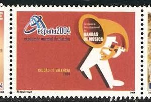 4085-86.Exposición Mundial de Filatelia ESPAÑA 2004.Valencia