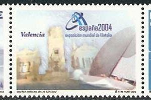 4092-93.Exp. Mundial de Filatelia ESPAÑA 2004.Valencia