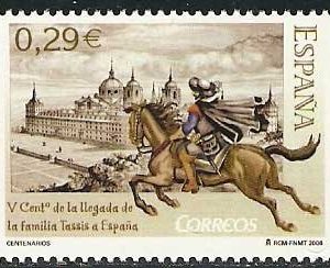 4237.V Cent. llegada familia Tassis a España