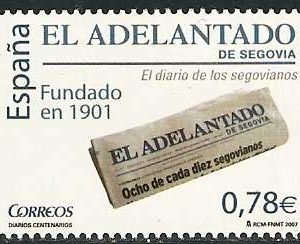 4352.Diarios centenarios.El Adelantado de Segovia (1901)