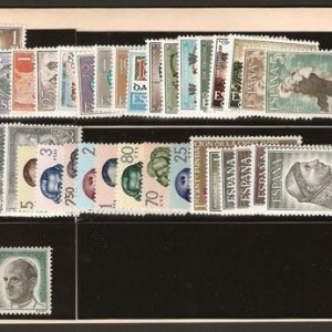 Año completo de sellos 1963