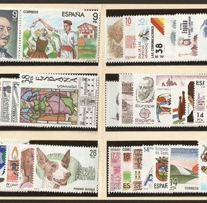 Año completo de sellos 1983