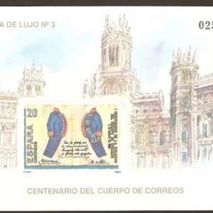 Prueba Lujo nº018.I CENT. DE LA CREACIÓN DEL CUERPO DE CORREOS